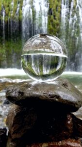 Water in a bubble