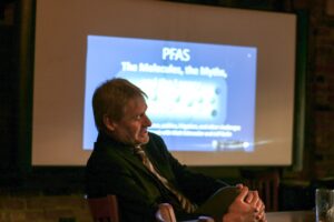 Dragun presenting at a PFAS conference